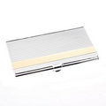 Business Card Case - Silver & Gold Plated